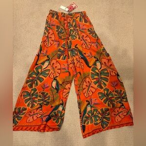Farm for Anthropologie Wide Leg Pants. NWT